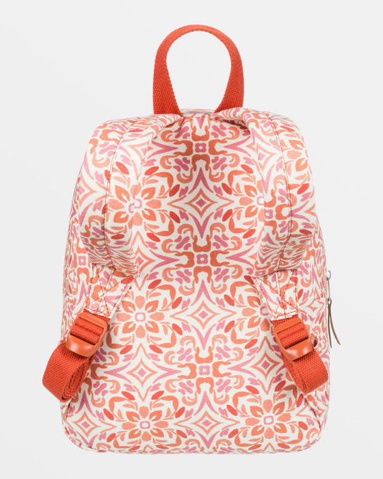 Roxy Always Core Canvas Backpack-Cloud Dancer Fresco Tile