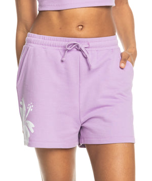 Roxy Surf.Kind.Kate. Fleece Shorts-Purple Rose
