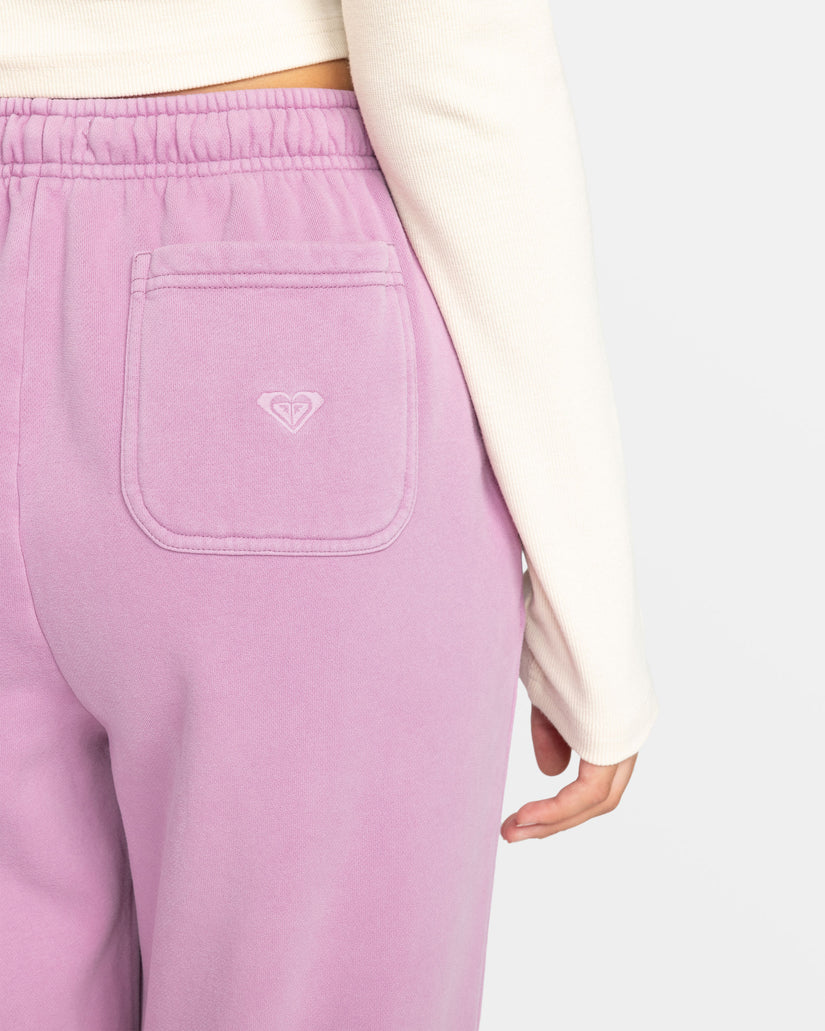 Roxy Oasis Haze Pants-Mauve Orchid