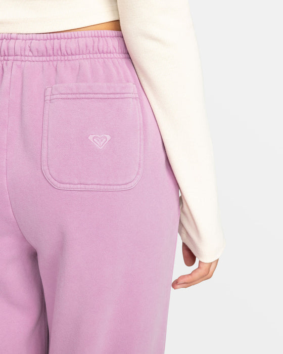 Roxy Oasis Haze Pants-Mauve Orchid