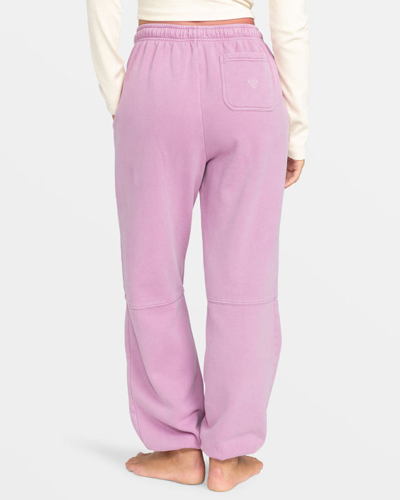 Roxy Oasis Haze Pants-Mauve Orchid