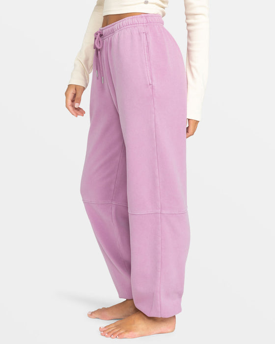 Roxy Oasis Haze Pants-Mauve Orchid