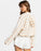 Roxy Todos Santos Poncho L/S Shirt-Egret Trailblazer