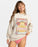 Roxy Lineup Oversized Crew Sweatshirt-Brazilian Sand