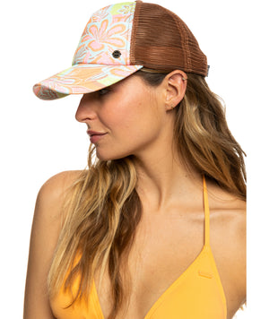 Roxy Beautiful Morning Hat-Mock Orange Roxy Delic— Alternate View