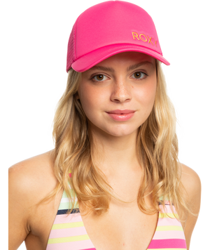 Roxy Finishline 2 Color Hat-Shocking Pink