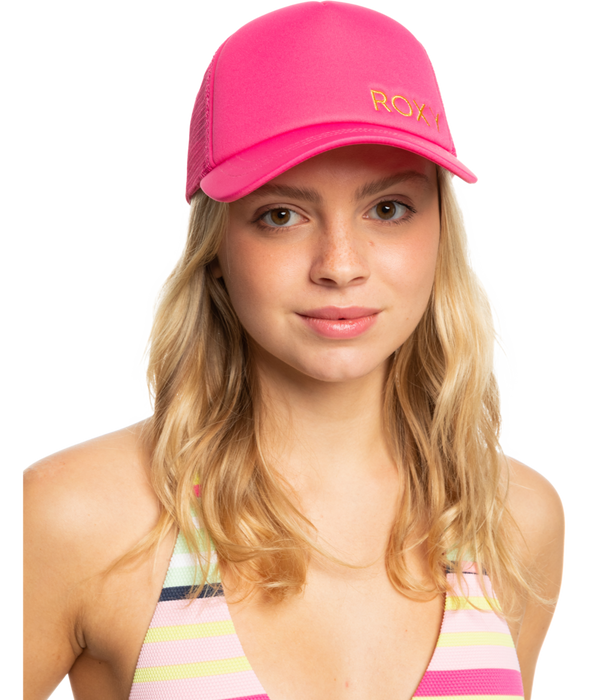 Roxy Finishline 2 Color Hat-Shocking Pink