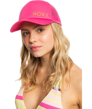 Roxy Finishline 2 Color Hat-Shocking Pink— Alternate View