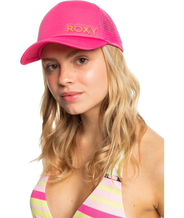 Roxy Finishline 2 Color Hat-Shocking Pink