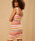 Roxy Surf.Kind.Kate. Stripe Dress-Vermillon Sun Struck Stripe