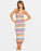 Roxy Playa Del Amor Dress-Camel Swithback Stripe
