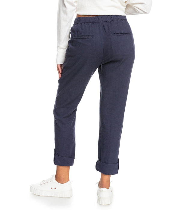 Roxy On The Seashore Pants-Mood Indigo