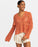 Roxy After Beach Break  Sweater-Apricot Brandy