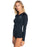 Roxy Essentials 2 Zipped L/S Rashguard-Anthracite