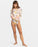 Roxy Playa Paradise Back Zip One Piece-White Viva La Vida