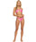 Roxy PT Beach Classics Fashion Tri Top-Shocking Pink Hello Aloha