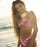 Roxy PT Beach Classics Fashion Tri Top-Shocking Pink Hello Aloha
