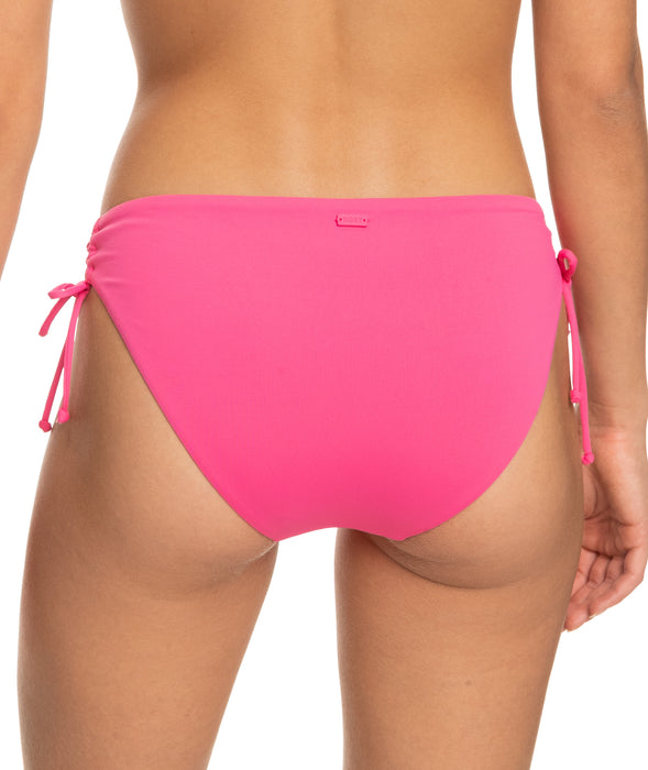 Roxy SD Beach Classics Hipster Lace Bottom-Shocking Pink