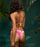 Roxy PT Beach Classics Tanga Bottom-Shocking Pink Hello Aloha