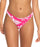 Roxy PT Beach Classics Tanga Bottom-Shocking Pink Hello Aloha