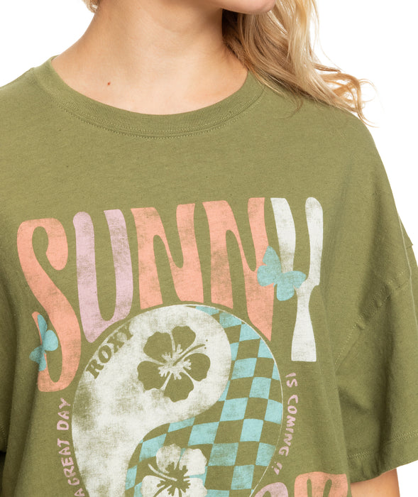 Roxy Sweet Janis II Tee-Loden Green