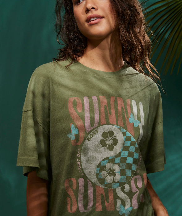 Roxy Sweet Janis II Tee-Loden Green
