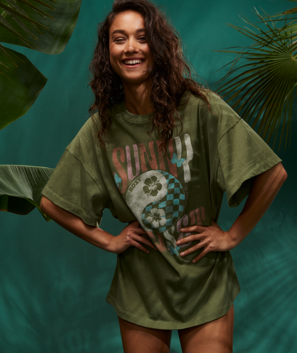 Roxy Sweet Janis II Tee-Loden Green