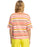 Roxy Surf.Kind.Kate. Stripe Tee-Vermillon Sun Struck Stripe