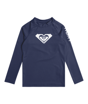 Roxy Whole Hearted L/S Rashguard-Mood Indigo