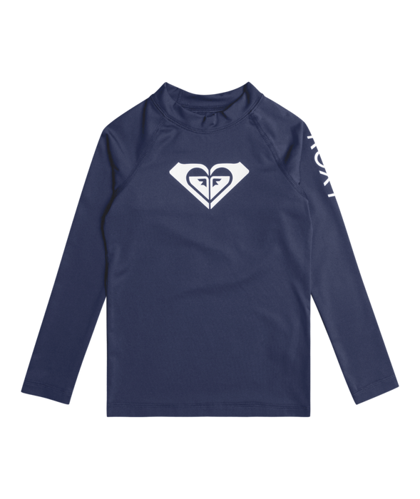 Roxy Whole Hearted L/S Rashguard-Mood Indigo