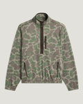 Free Fly Ashridge Fleece Half Zip Jacket-Vintage Camo Oil Green