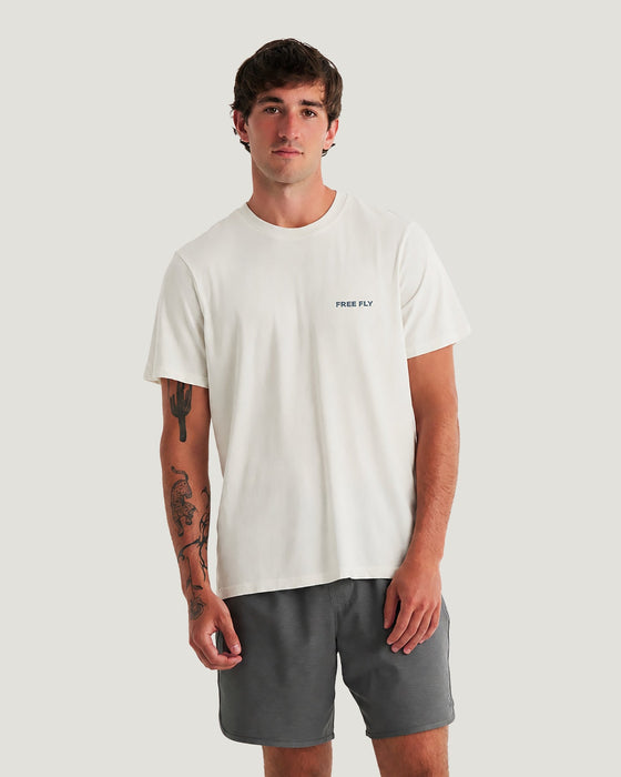 Free Fly Retro Cast Tee-French Oak