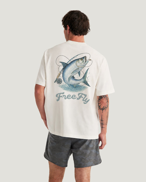 Free Fly Silver King Relaxed Tee-Bone