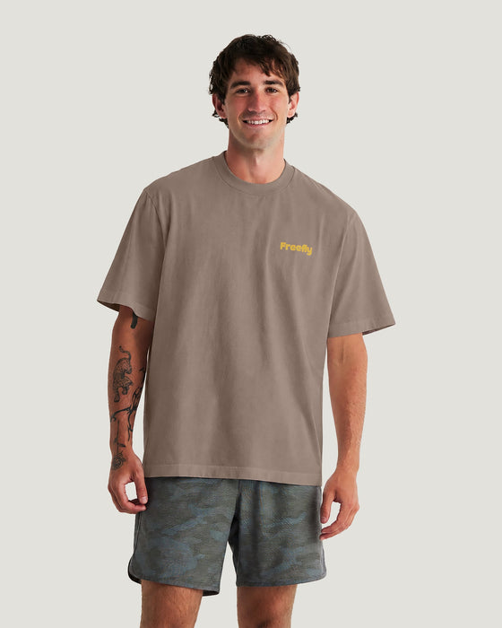 Free Fly Outdoor Specialists Relaxed Tee-Fossil
