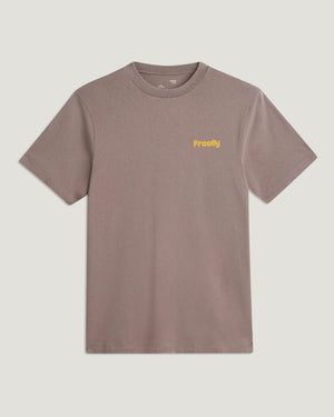 Free Fly Outdoor Specialists Relaxed Tee-Fossil— Alternate View