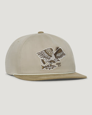 Free Fly Osprey Catch Snapback Hat-Desert Tan/Dark Khaki