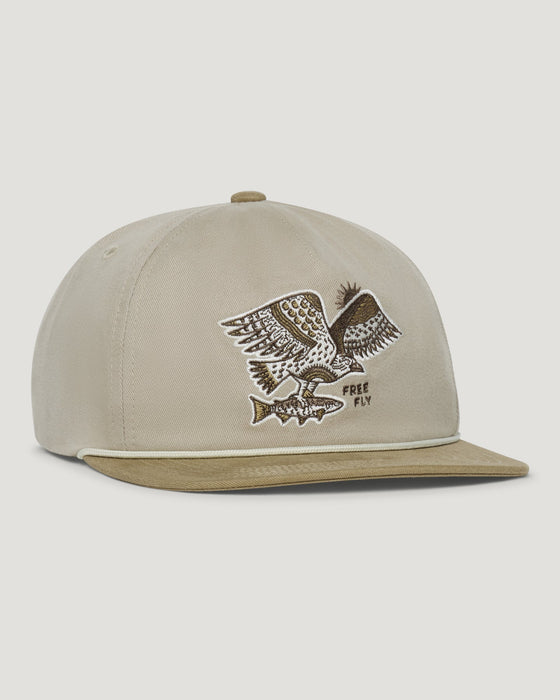Free Fly Osprey Catch Snapback Hat-Desert Tan/Dark Khaki