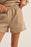 Rhythm Logo Fleece Shorts-Taupe