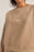 Rhythm Logo Crew Fleece Sweatshirt-Taupe