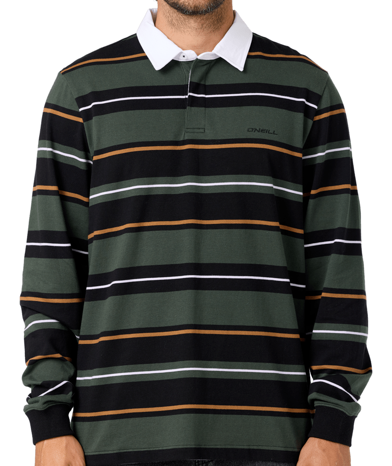 O'Neill Tickets Rugby L/S Shirt-Hunter Green