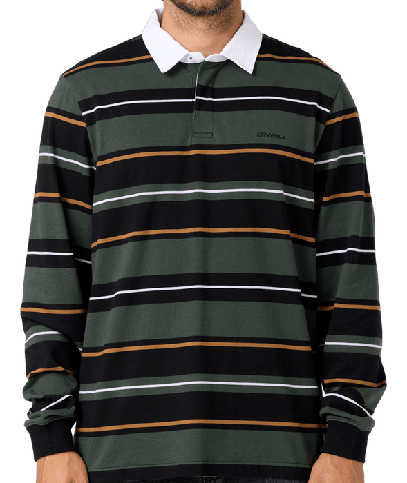 O'Neill Tickets Rugby L/S Shirt-Hunter Green