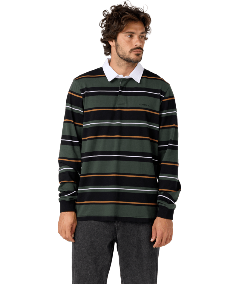 O'Neill Tickets Rugby L/S Shirt-Hunter Green
