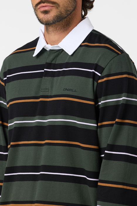 O'Neill Tickets Rugby L/S Shirt-Hunter Green