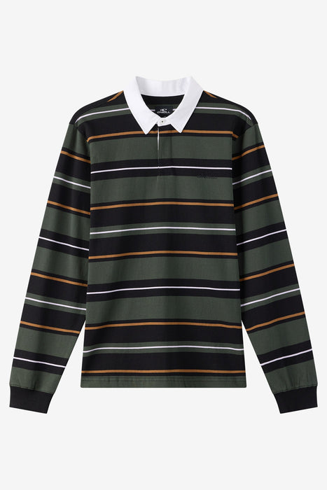 O'Neill Tickets Rugby L/S Shirt-Hunter Green