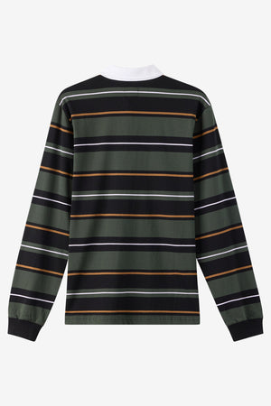 O'Neill Tickets Rugby L/S Shirt-Hunter Green— Alternate View