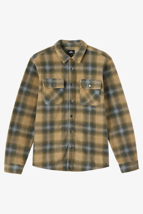 O'Neill Glacier Plaid Superfleece Sweatshirt-Twill