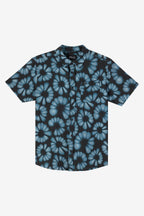 O'Neill Trvlr Perforated Printed Standard Shirt-Black