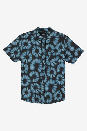 O'Neill Trvlr Perforated Printed Standard Shirt-Black