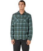 O'Neill OG Printed Flannel L/S Shirt-Hunter Green