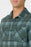 O'Neill OG Printed Flannel L/S Shirt-Hunter Green